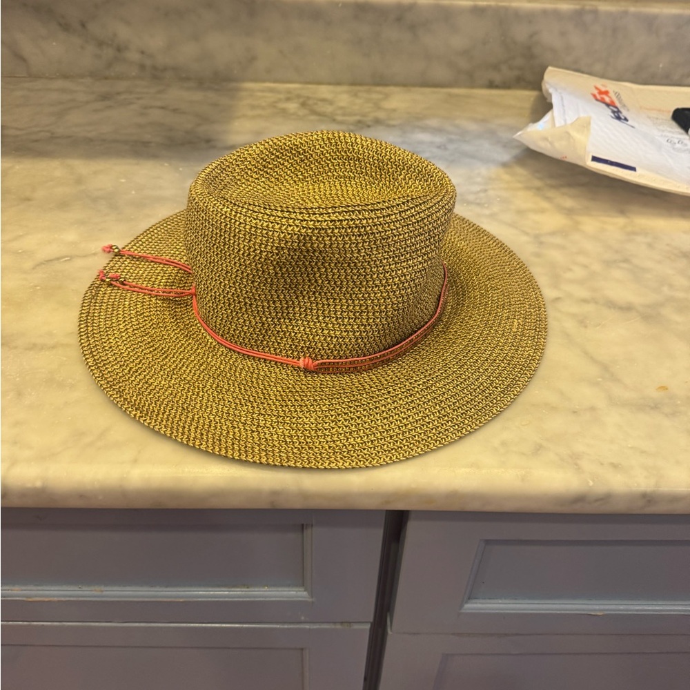 Alessandra Rich Woven Straw Hat